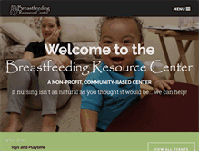 Tablet Screenshot of breastfeedingresourcecenter.org